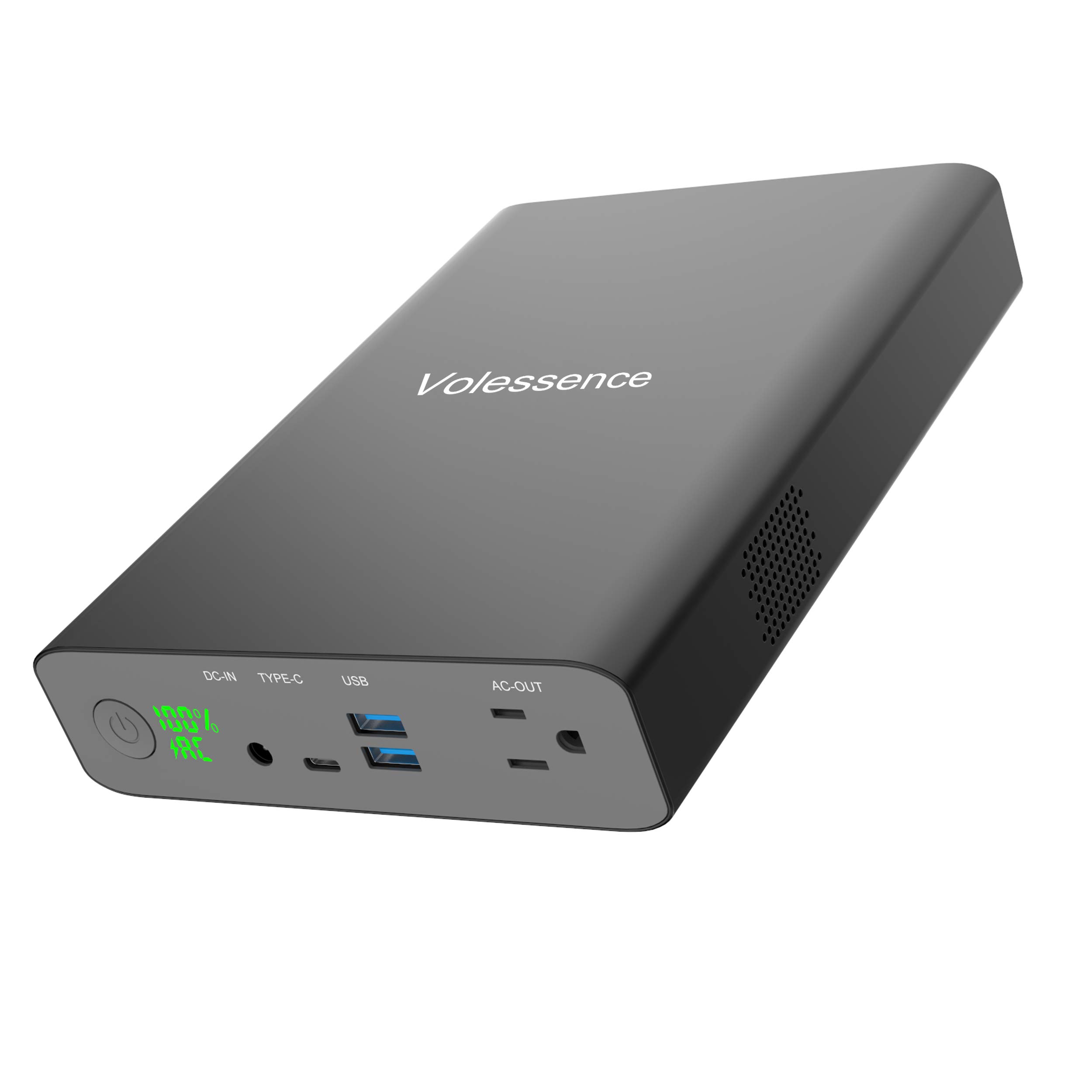 Volessence 60000mAh 130W AC Outlet Laptop Power Bank 220V Power